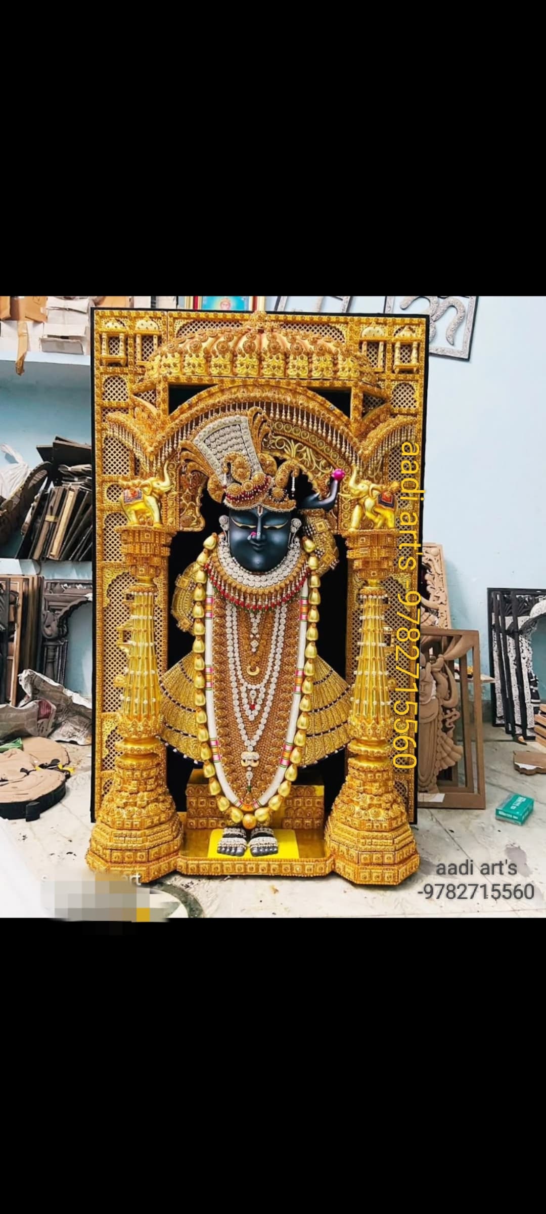 Premium Wooden Frame 1 — Shreenath Aadi Art