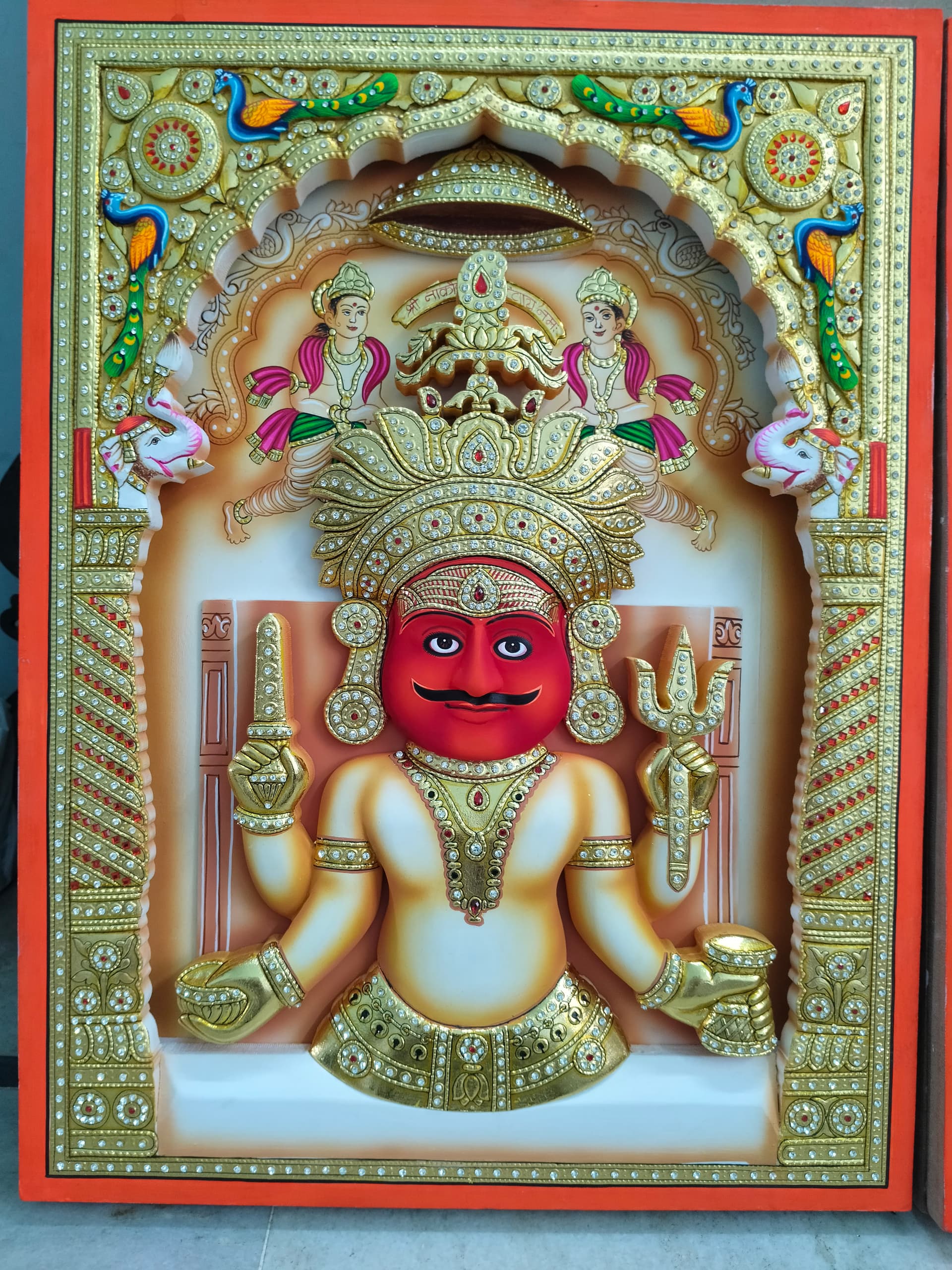 Premium Wooden Frame 12 — Shreenath Aadi Art