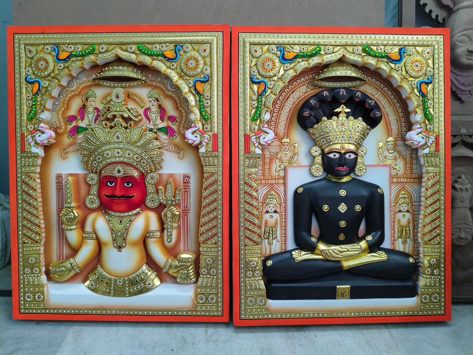 Premium Wooden Frame 13 — Shreenath Aadi Art