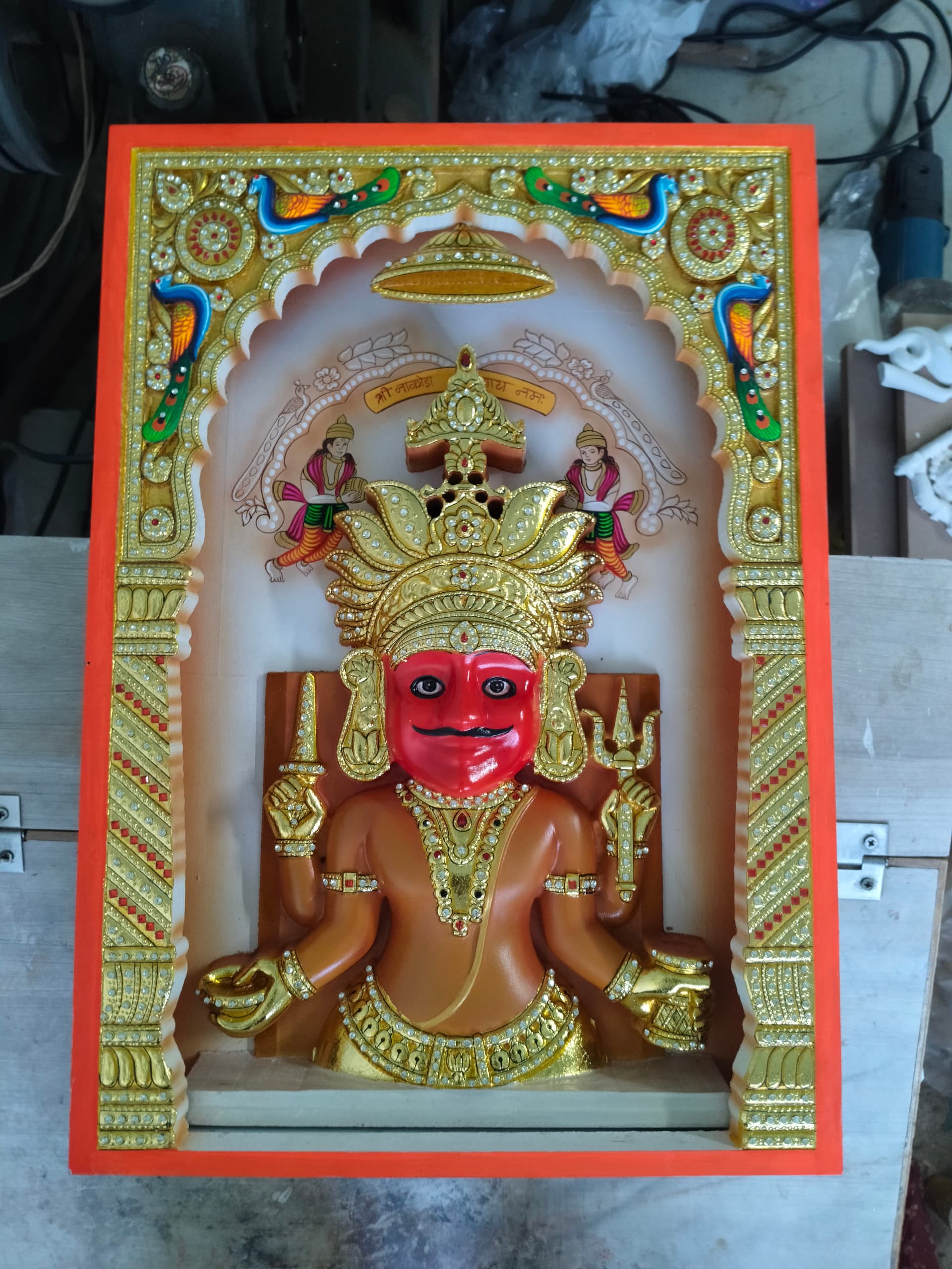 Premium Wooden Frame 21 — Shreenath Aadi Art