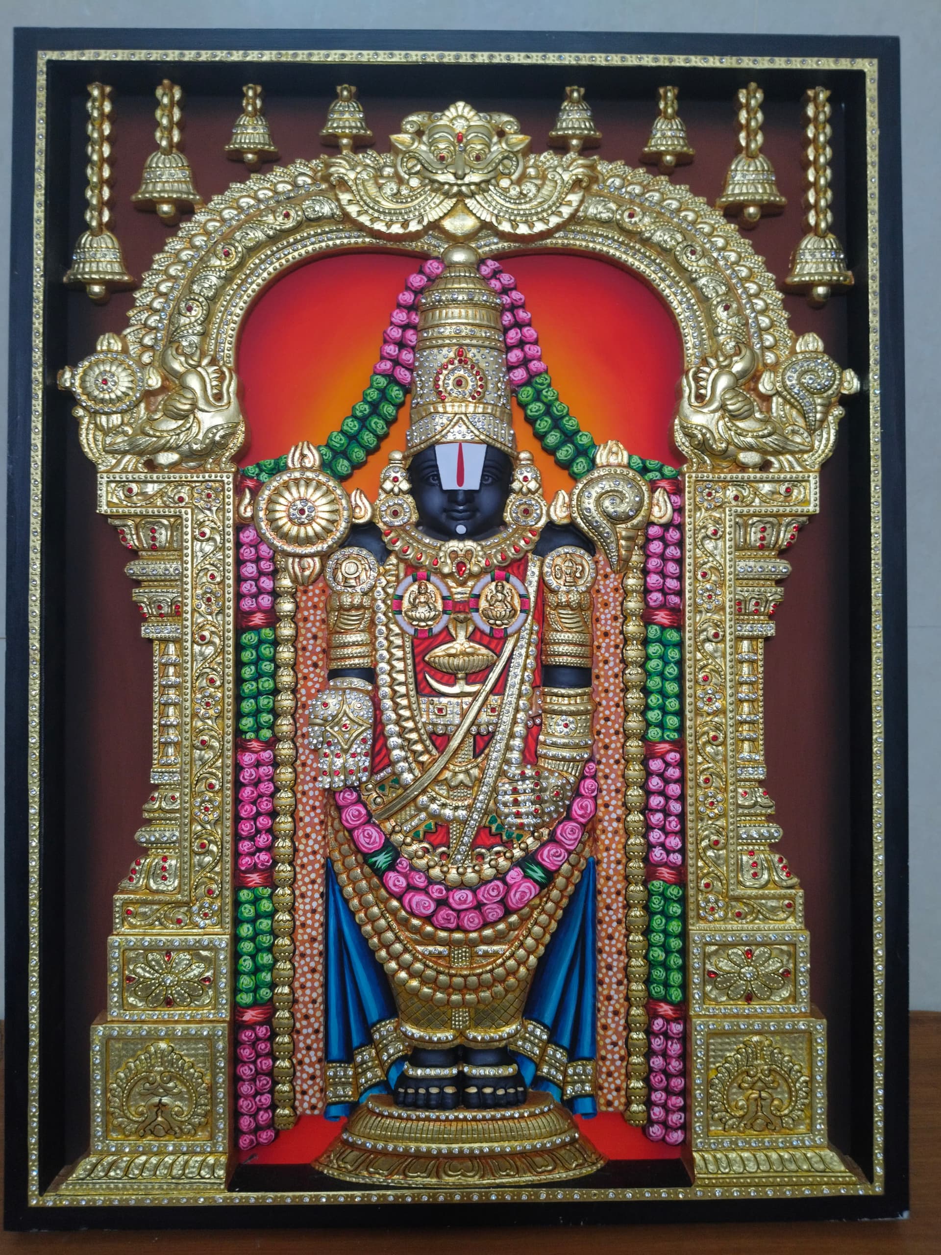 Premium Wooden Frame 32 — Shreenath Aadi Art