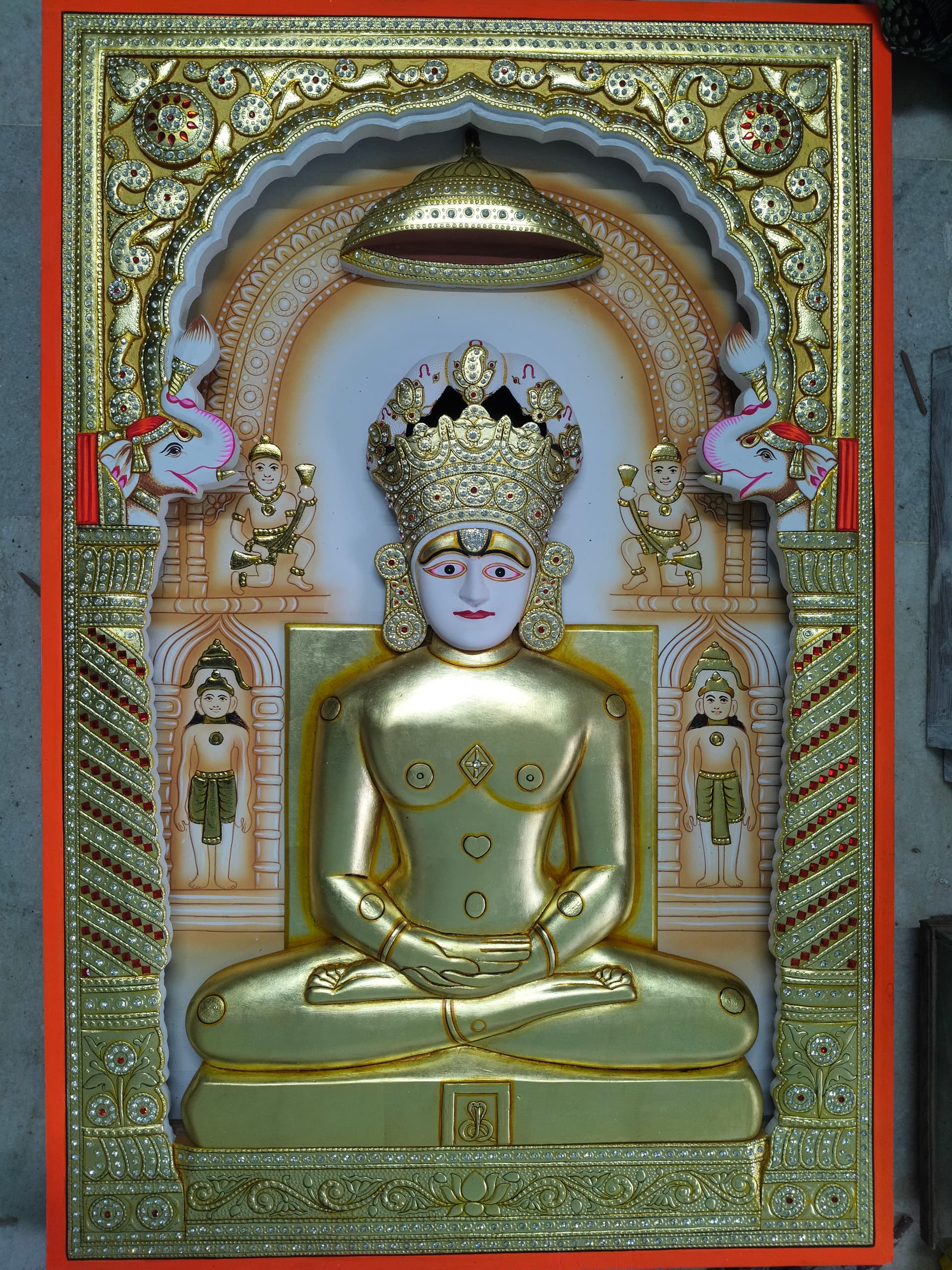 Premium Wooden Frame 35 — Shreenath Aadi Art