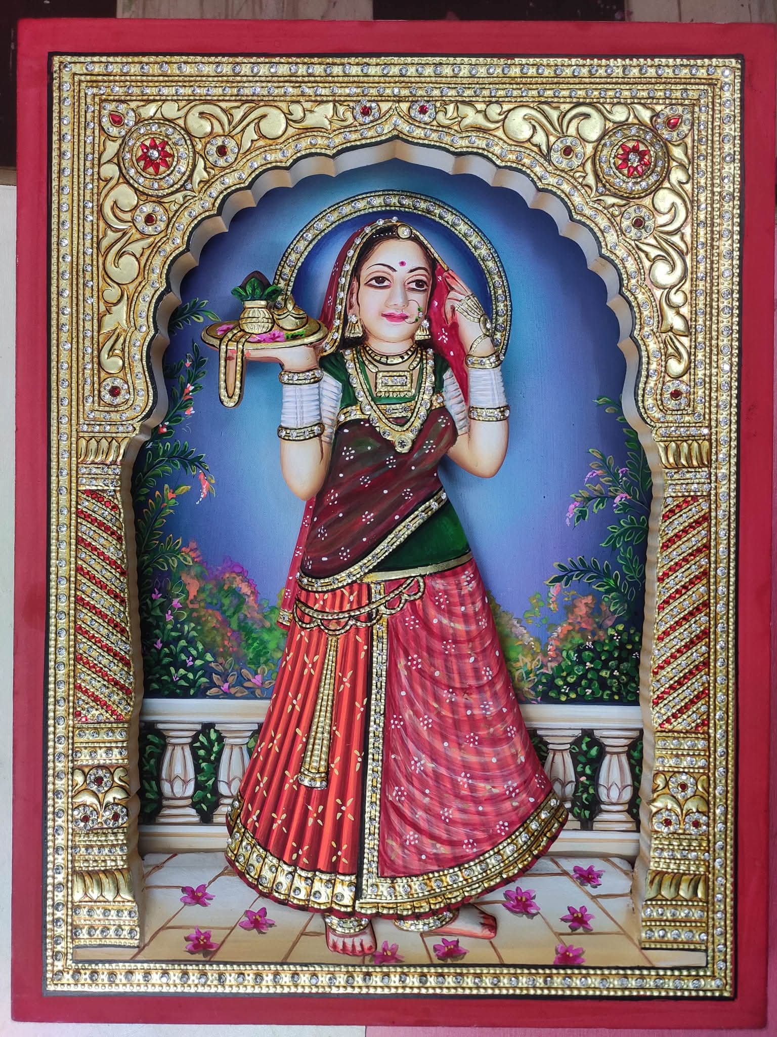 Premium Wooden Frame 37 — Shreenath Aadi Art