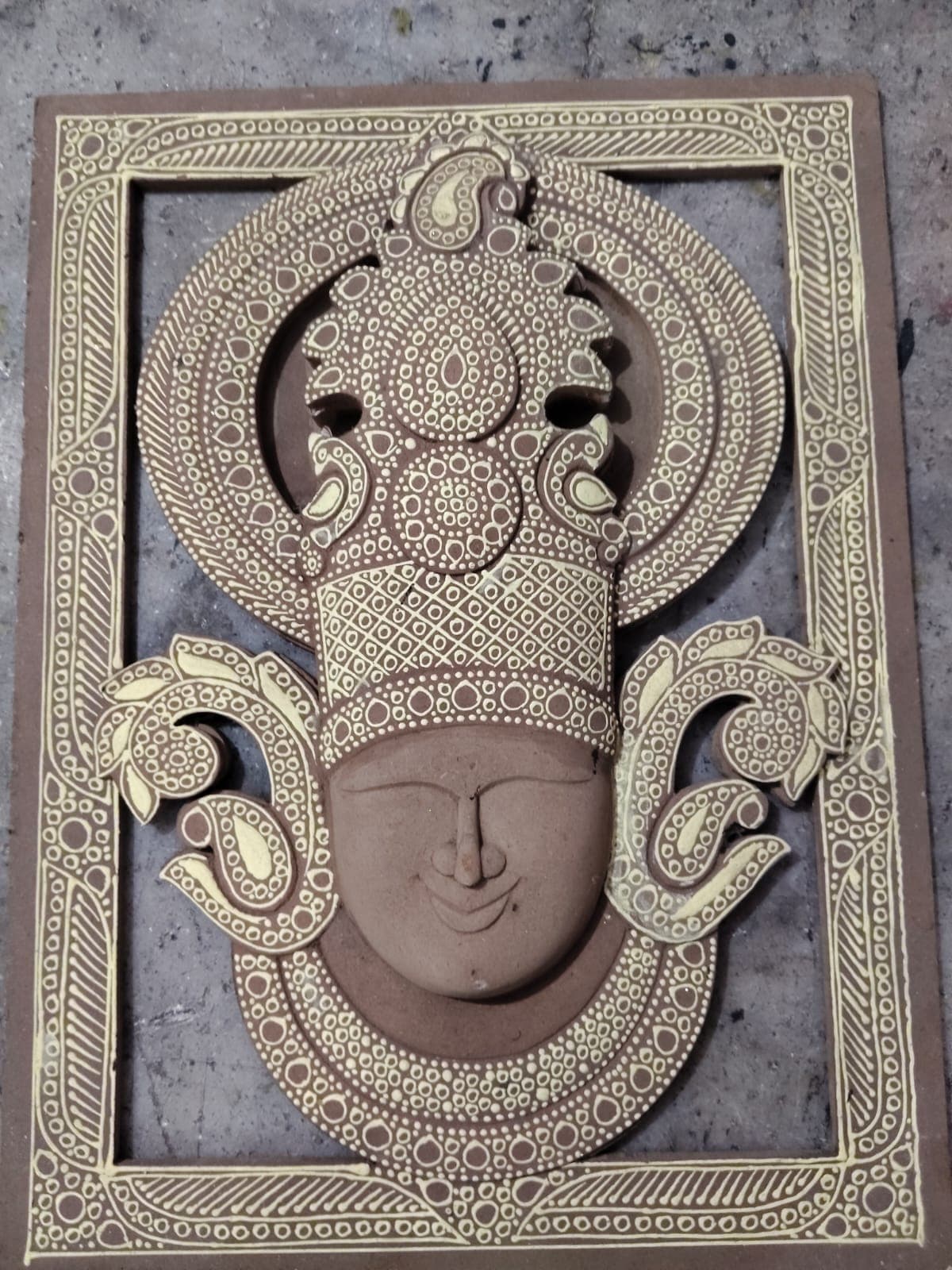 Premium Wooden Frame 9 — Shreenath Aadi Art